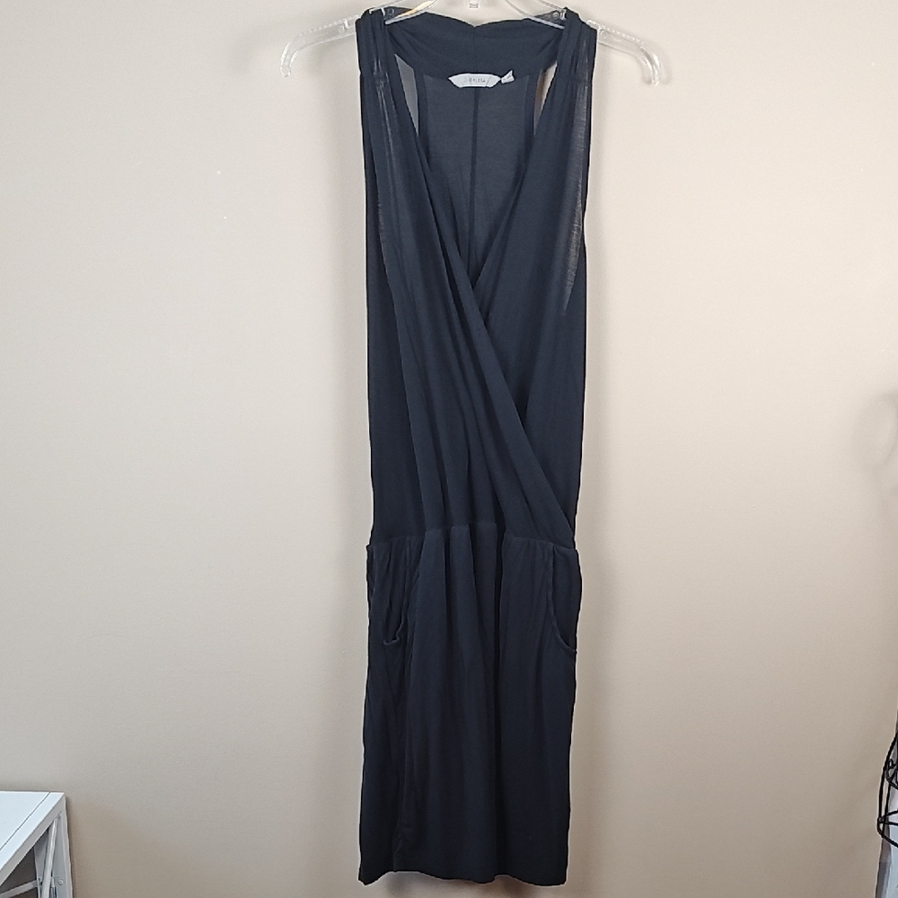 Athleta Black Midi Dress